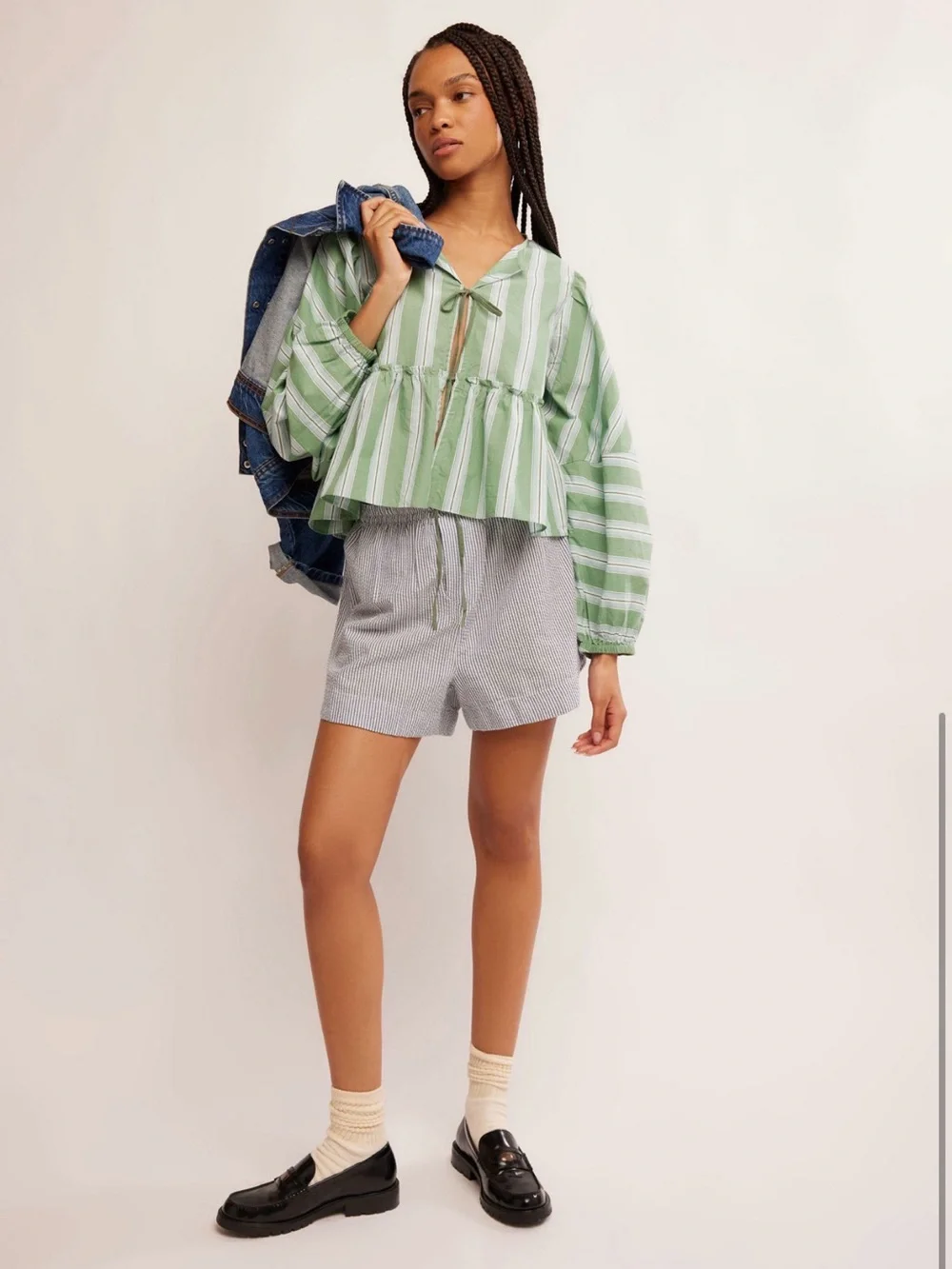 Free People relaxed peplum